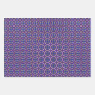 Wrapping paper with modern geometric pattern