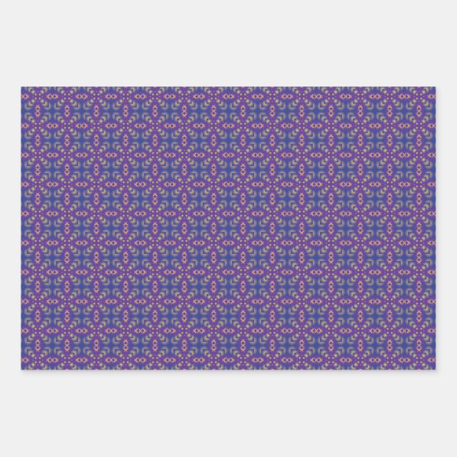 Wrapping paper with modern geometric pattern (Front)
