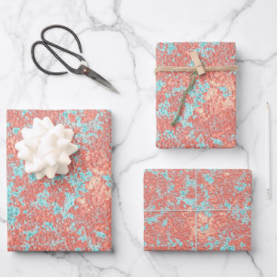 wrapping pink blue wrapping paper sheet