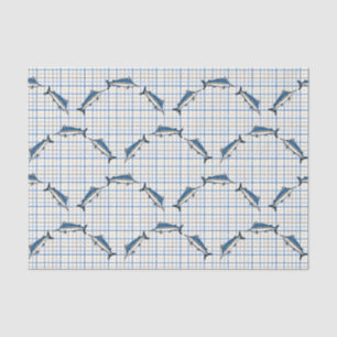 Wrapping Tissue - Blue Marlins Paper