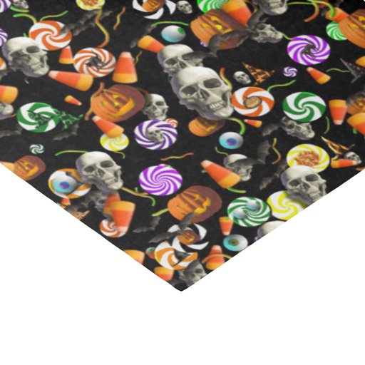 Image of Wrapping Tissue - Creepy Halloween Confetti Tissue Paper