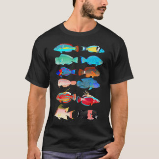 Wrasses and Parrotfish Fish T-Shirt
