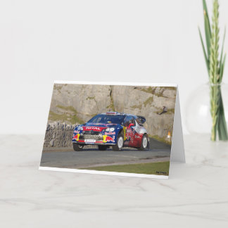 WRC Rally Car Card