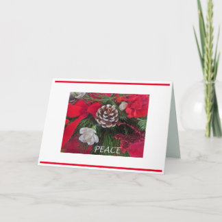 Wreath and Peace Card