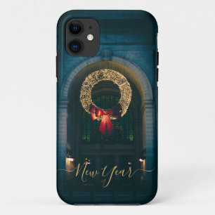 wreath for Christmas iphone cases