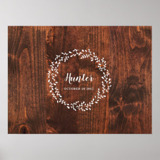 Wreath Guest Book Alternative Print