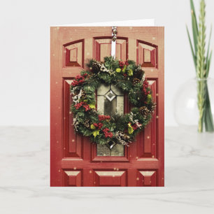 Wreath Holiday Card