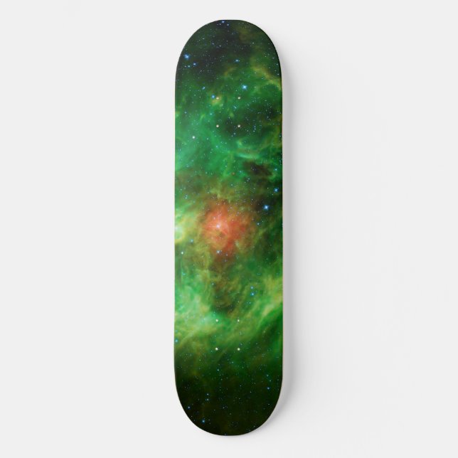 Wreath Nebula, Barnard 3, Milky Way Skateboard (Front)