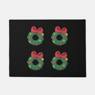 Wreath Nightmare Before Christmas Doormat