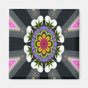 Wreath of Pansies.... Magnet