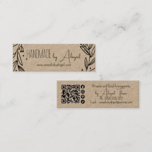 Wreath Vines Handmade   Handcrafted Business Card
