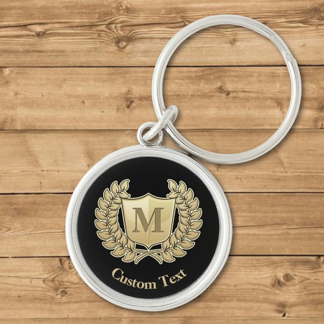 Wreath with Shield Key Ring (Creator Uploaded)