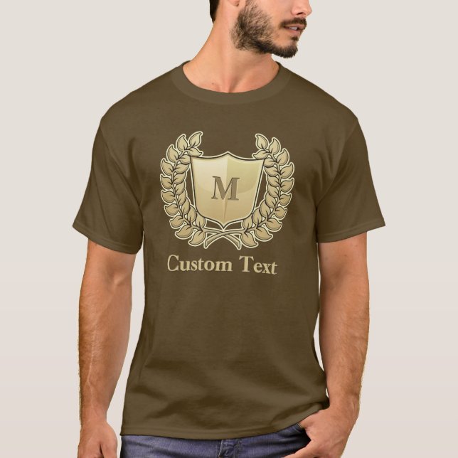 Wreath with Shield T-Shirt (Front)
