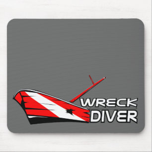 Wreck Diver Mouse Mat