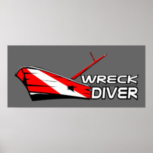 Wreck Diver Poster