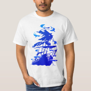 Wreck Diving And Sharks T-Shirt