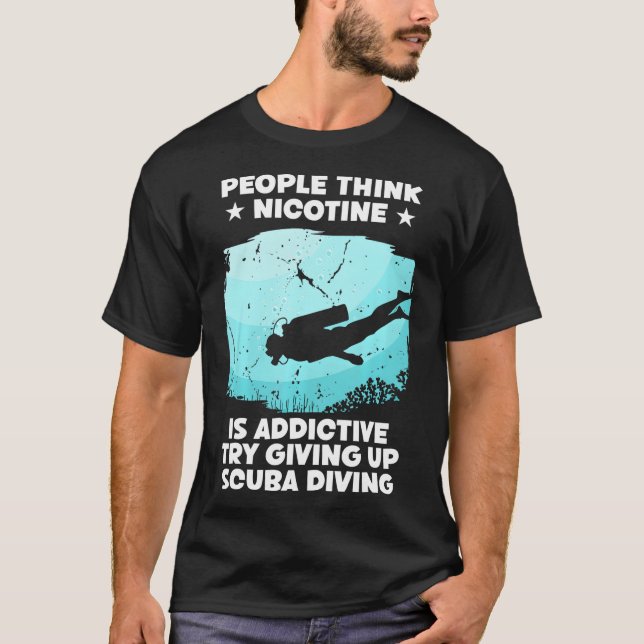 Wreck Diving Freediver Scuba Diver Ocean T-Shirt (Front)