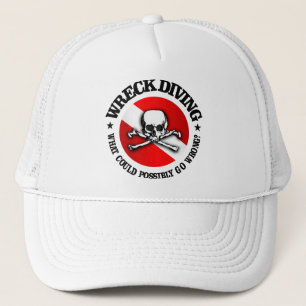 Wreck Diving (Skull) Trucker Hat