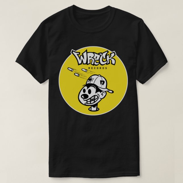 Wreck Hip Hop Print Classic T-Shirt (Design Front)