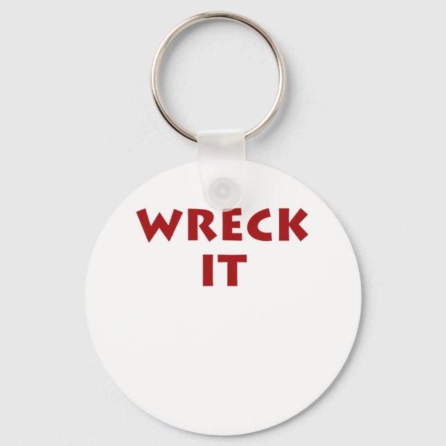 Wreck It Key Ring (Front)