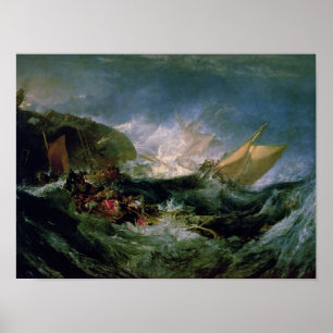 Wreck of a Transport Ship Poster