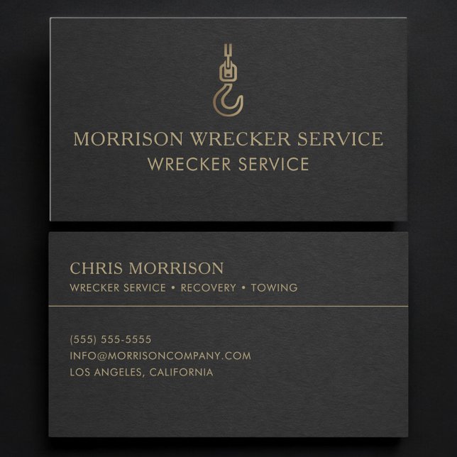 Wrecker Service Business Card (Creator Uploaded)