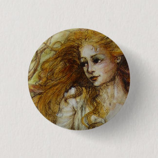 Wren 3 Cm Round Badge