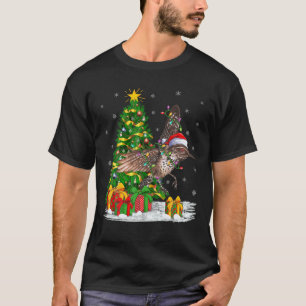 Wren Bird Lover Family Matching Santa Wren Christm T-Shirt