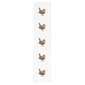 Wren Bird singing loud and beautiful song   Short Table Runner