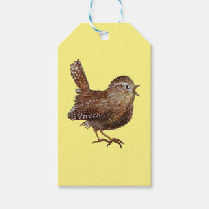 Wren Bird (Troglodytes Troglodytes) Gift Tags