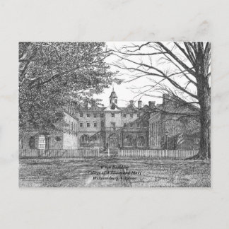 Wren Building Postcard