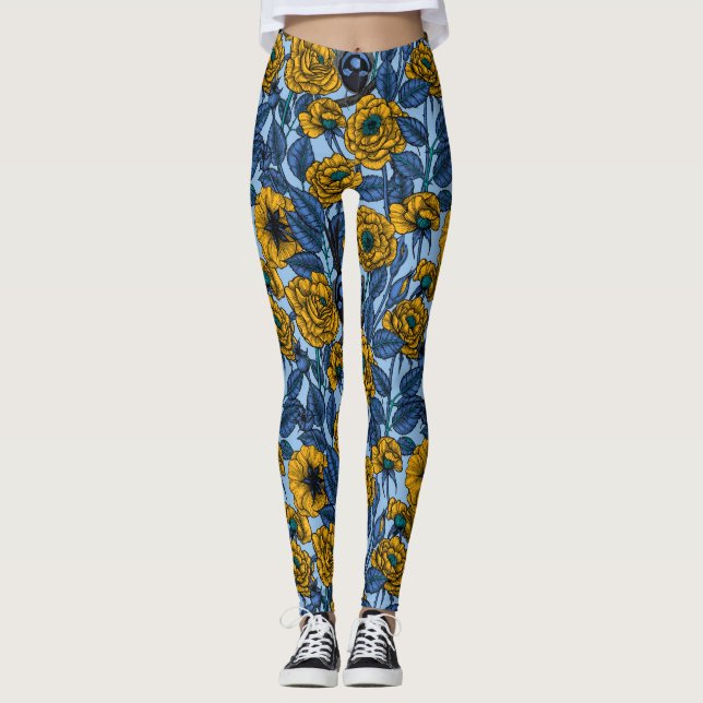 Wren in the roses leggings (Front)