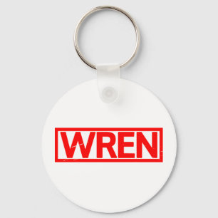 Wren Stamp Key Ring