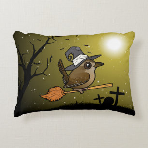 Wren Witch Decorative Cushion
