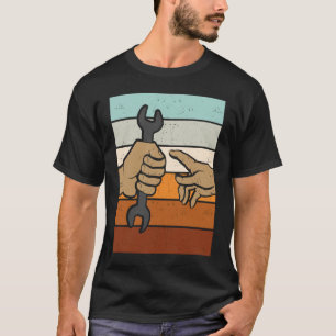 Wrench Adam Michelangelo tool craftsman vintage T-Shirt