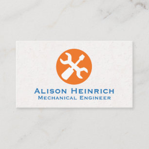 Wrench and Screw Driver   Texture Wall  Business Card