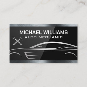 Wrench   Auto Logo Business Card