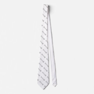 Wrench. Grey and Black. Spanner. Tie