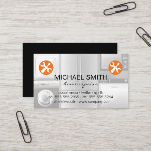 Wrench Screw Driver   Appliances Business Card