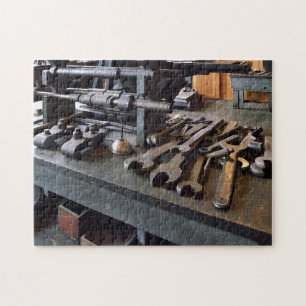 Wrenches and Oil Can in Machine Shop Jigsaw Puzzle