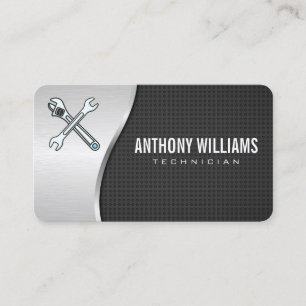 Wrenches Technician Appliance Repair Business Card