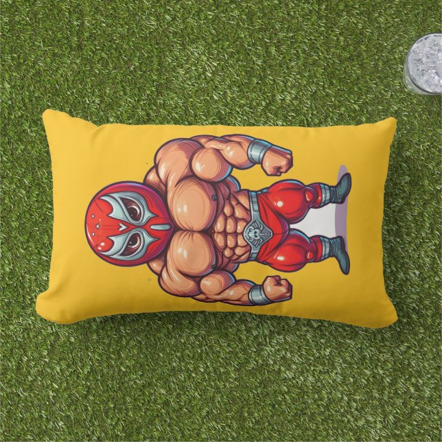 Wreseling men  lumbar cushion (Grass)