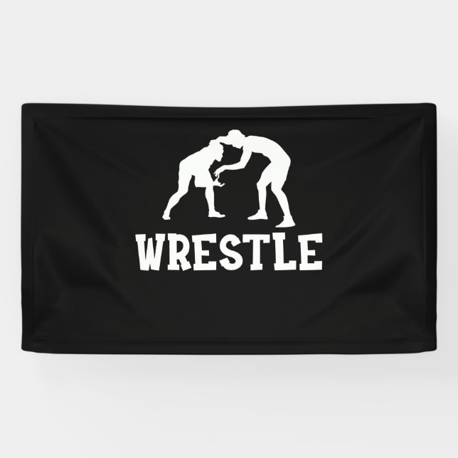 Wrestle wrestling Wrestler Gift Banner (Horizontal)