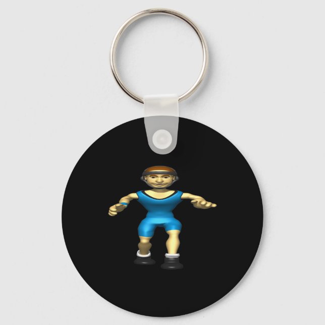 Wrestler 2 key ring (Front)