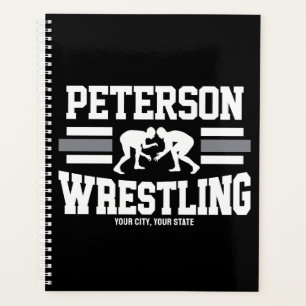 Wrestler ADD NAME School Athlete Wrestling Team Planner