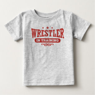 Wrestler In Training Baby T-Shirt