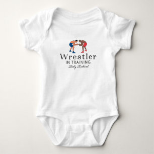 Wrestler in Training - Wrestling Baby Bodysuit