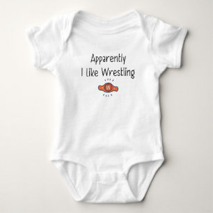 Wrestler Infant   Apparently I like Wrestling Baby Bodysuit