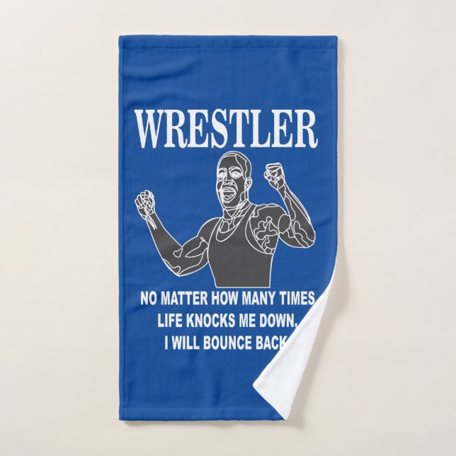 Wrestler Inspirational Wrestling  Hand Towel (Hand Towel)