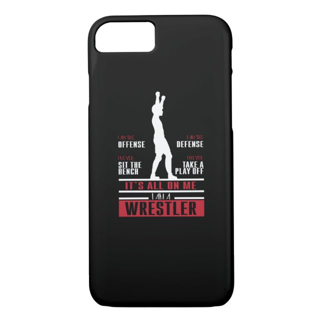 Wrestler Wrestling Cute Gift For Wrestler Case-Mate iPhone Case (Back)